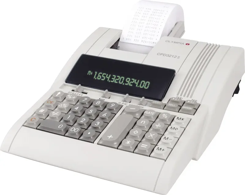 CPD 3212S Druckender Tischrechner Beige Display (Stellen): 12 netzbetrieben (L x B x H) 310 x 210 x 68 mm by Olympia – product photo
