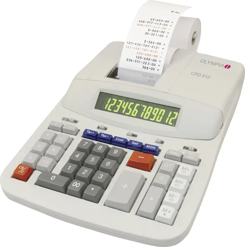 CPD 512 ER Druckender Tischrechner Beige Display (Stellen): 12 netzbetrieben (L x B x H) 295 x 210 x 67 mm von Olympia – Produktfoto