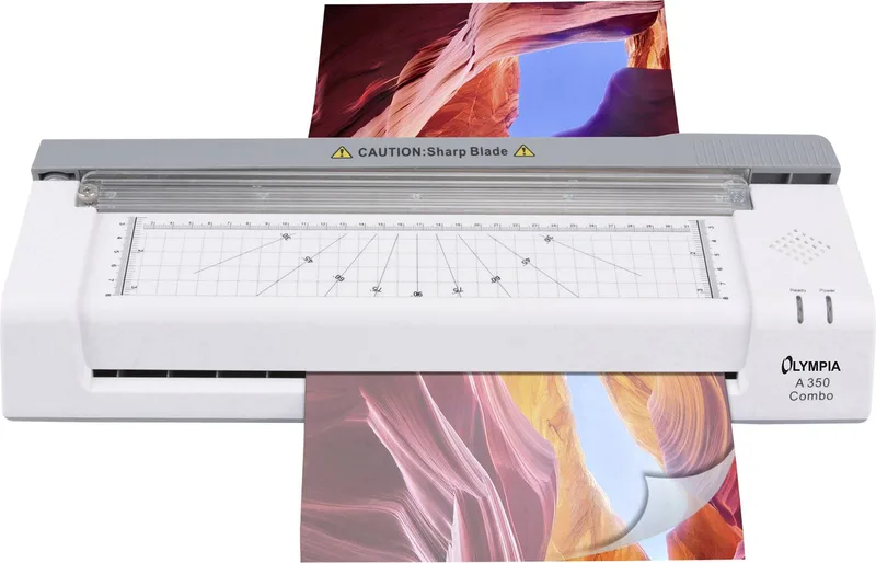 Laminator +Papierschneider A350 Combo schwarz by Olympia – product photo