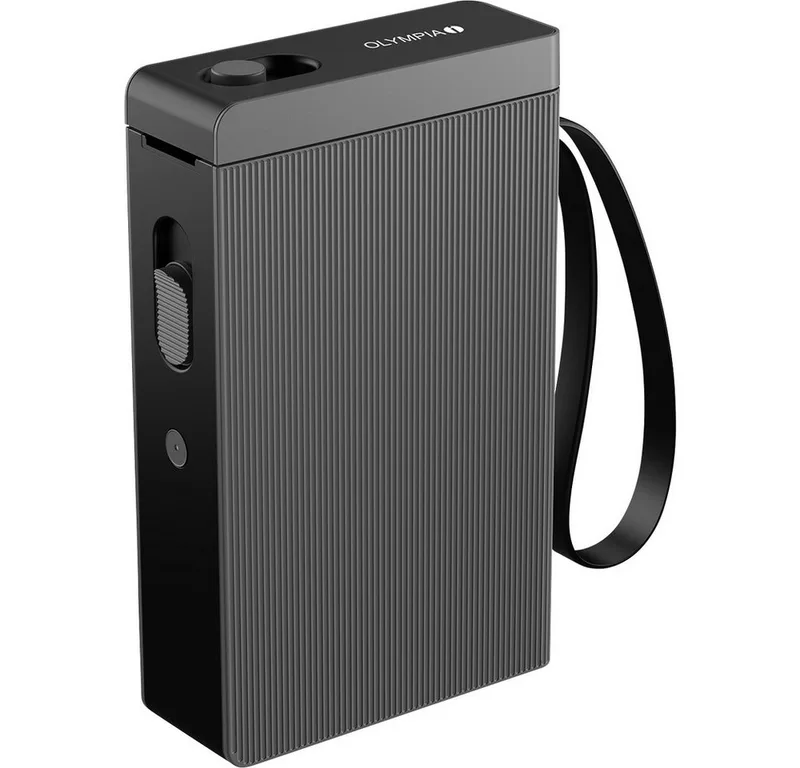 Olympia 6300 Etikettendrucker Thermodirekt 203 x 203 dpi Etikettenbre Etikettendrucker von Olympia in Schwarz – Produktfoto