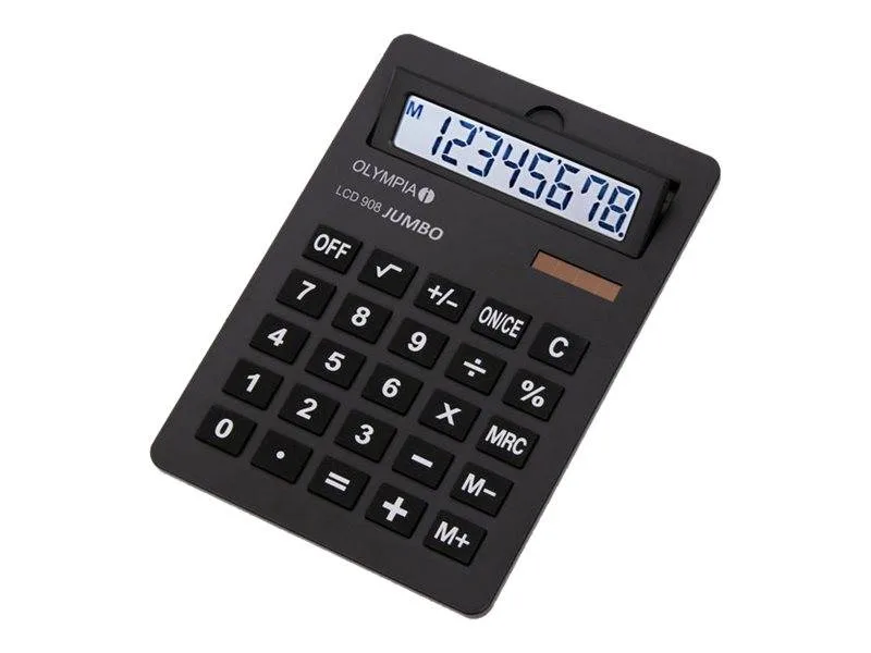 Taschenrechner LCD-908 Jumbo schwarz by Olympia – product photo