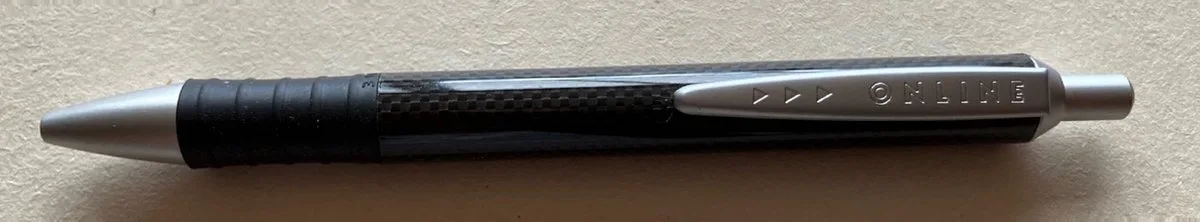 balpen AL2 carbon – donkergrijs de Online en Gris – photo produit