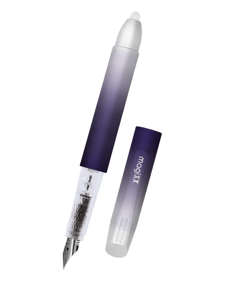 Füller magiXX Radierbarer Füller, (1-tlg), mit radierbarer, blauer Tinte, inkl. 1 magiXX Patrone von Online in Lila – Produktfoto