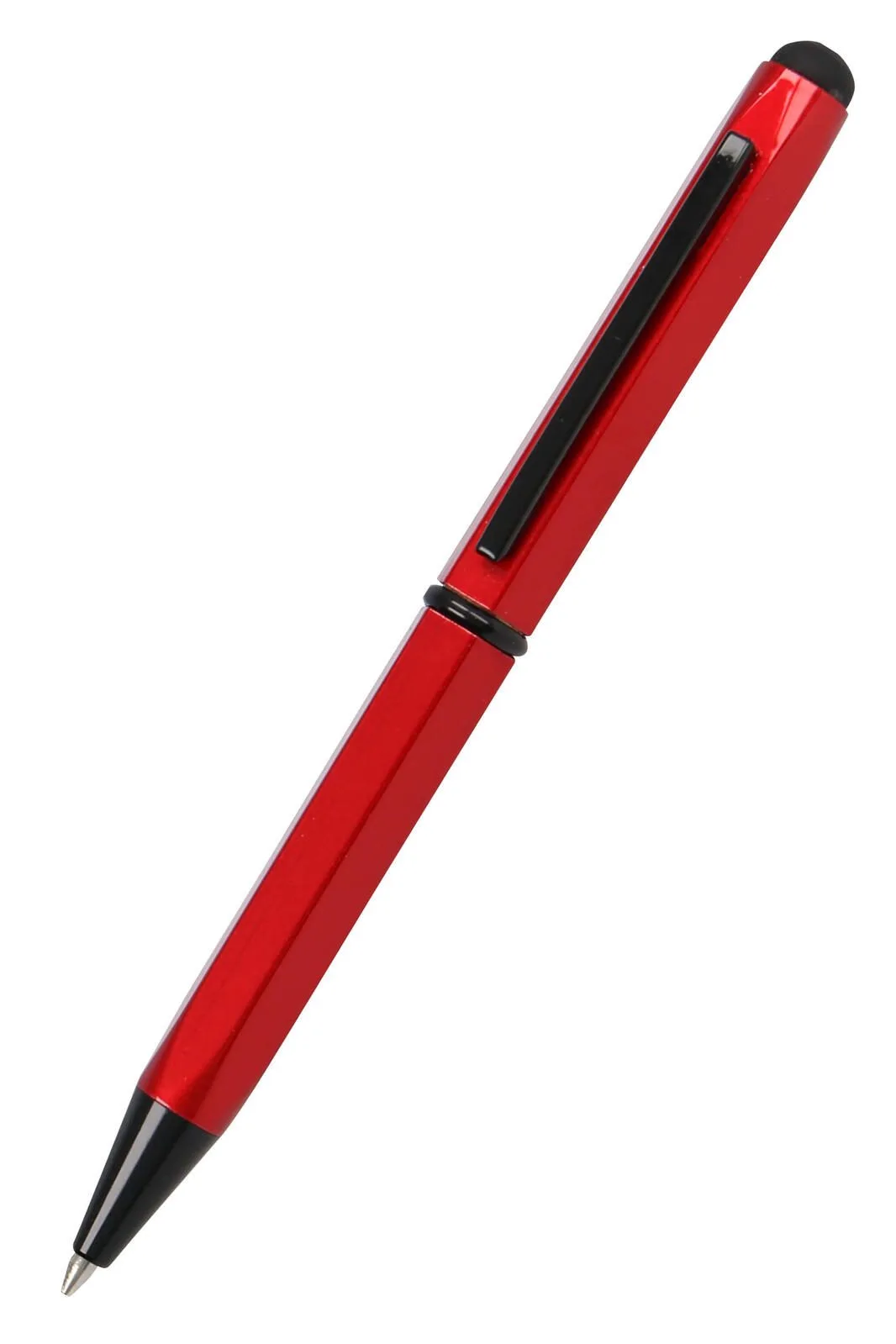 Hexagon Stylus Kugelschreiber rot 0.6 mm Schreibfarbe: Blau van Online – productfoto