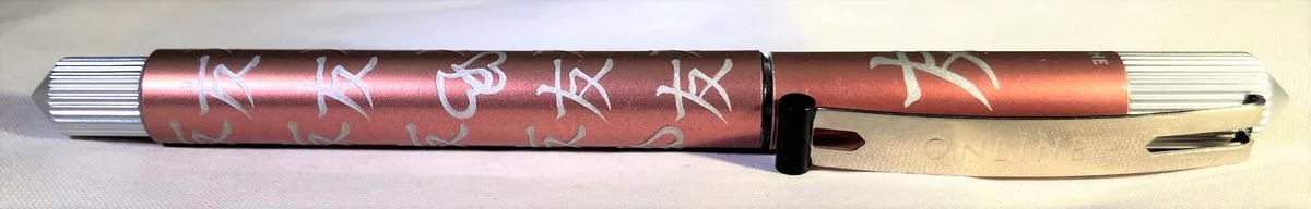 inktpen '2 hearts' de Online en Cuivre – photo produit