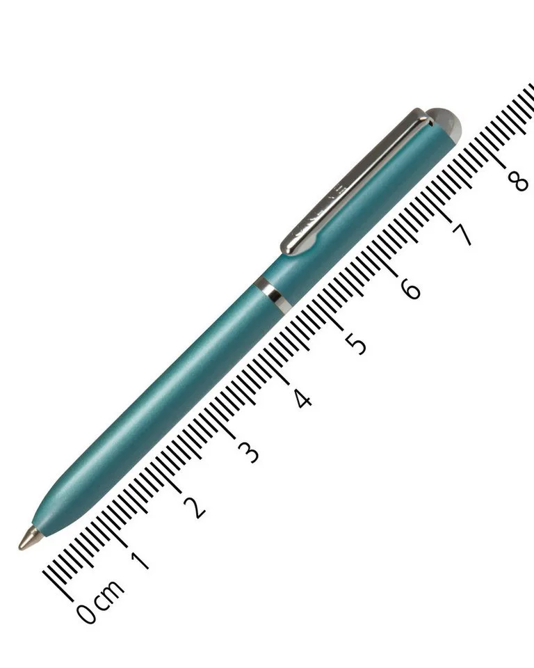 Kugelschreiber Mini Portemonnaie Drehkugelschreiber, inkl. Standard D1-Qualitätsmine, blauschreibend de Online en Turquoise – photo produit