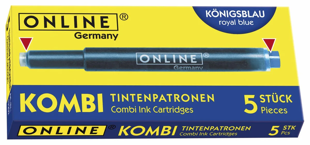 Tintenpatronen für Füller königsblau de Online – photo produit