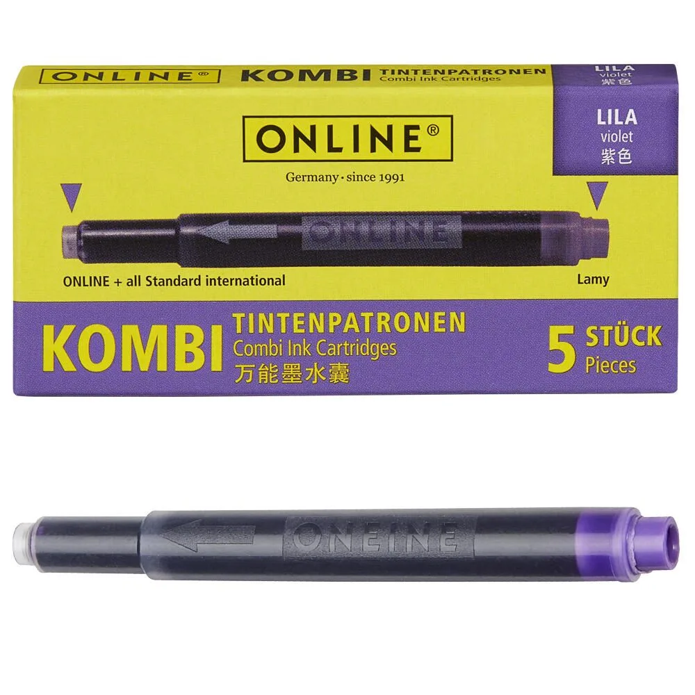 Tintenpatronen für Füller lila by Online – product photo