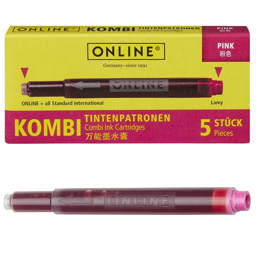 Tintenpatronen für Füller pink by Online – product photo