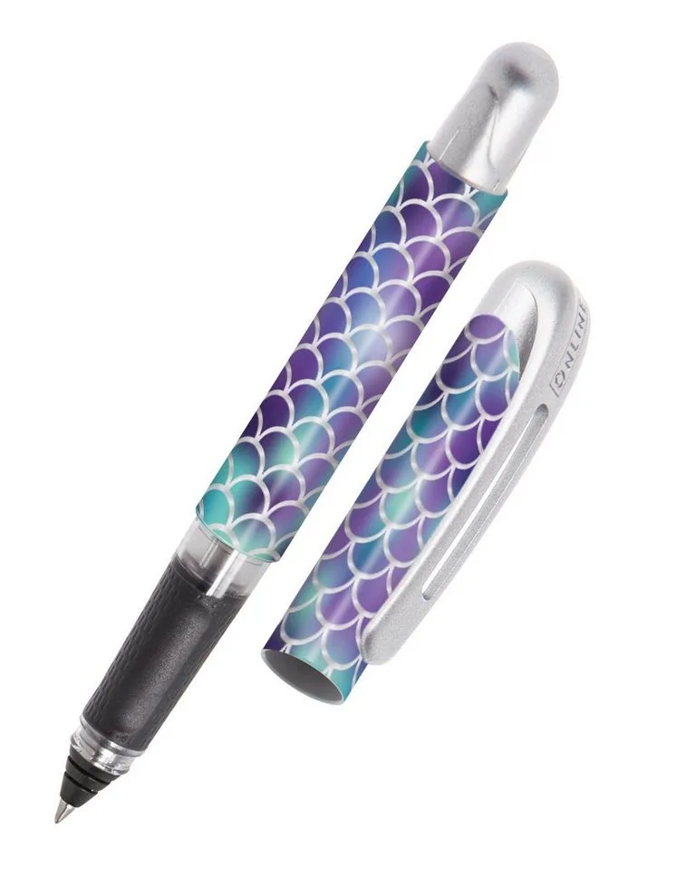 Tintenroller College Tintenpatronen-Rollerball, ergonomisch, ideal für die Schule, hergestellt in Deutschland de Online en Shiny Dreams – photo produit