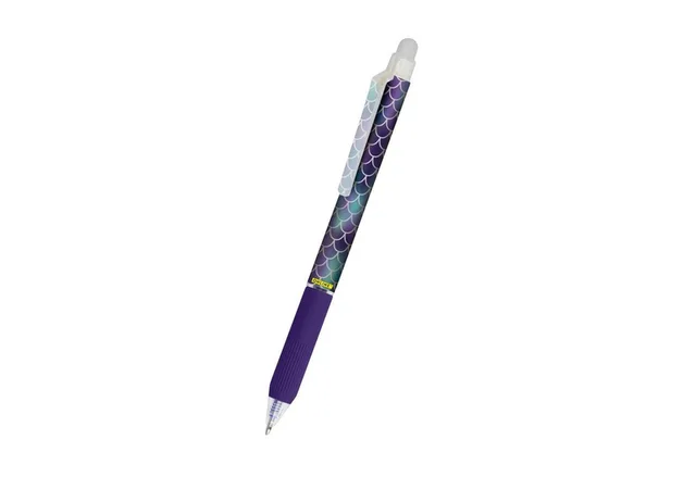 Tintenroller magiXX Design, (Radierbarer Gelschreiber blau, Soft-Touch-Griffstück), Gelpen für Schüler, Studenten, Büro