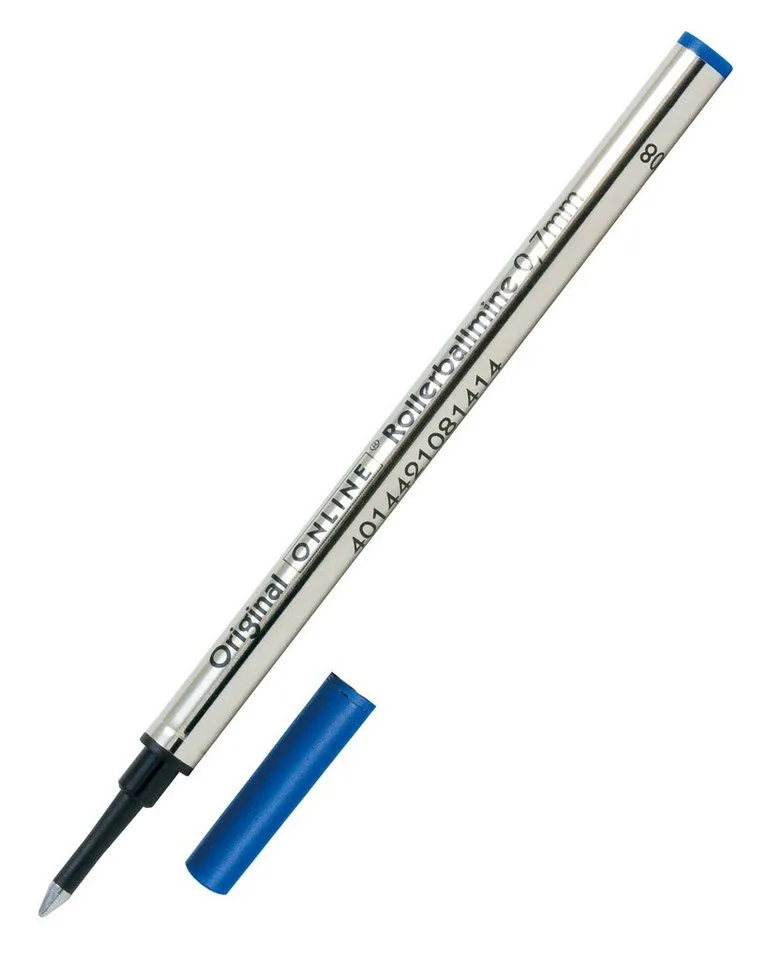 Tintenroller Rollerball Mine, Schreibfarbe für Standard-Tintenroller von Online in Blau – Produktfoto