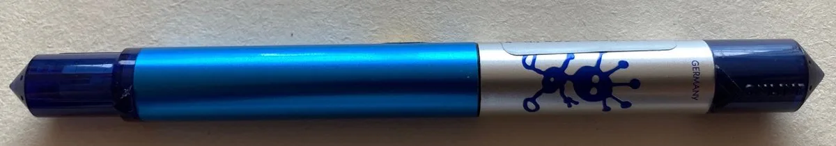 vulpen 'alien' – blauw/zilver de Online en Bleu – photo produit