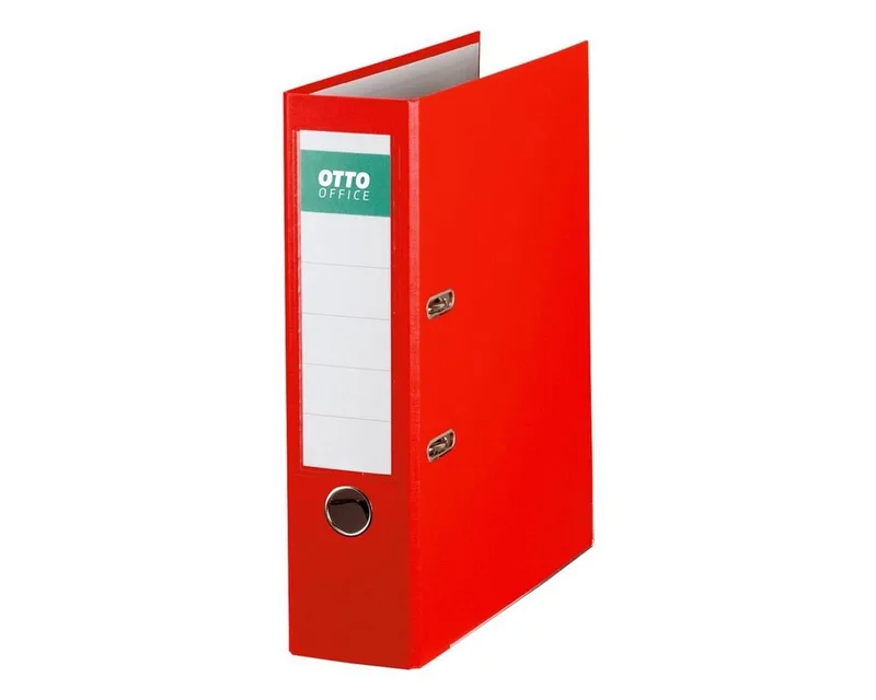 Aktenordner Exclusive I, DIN A4 breit 8 cm från Otto Office i Röd – produktbild