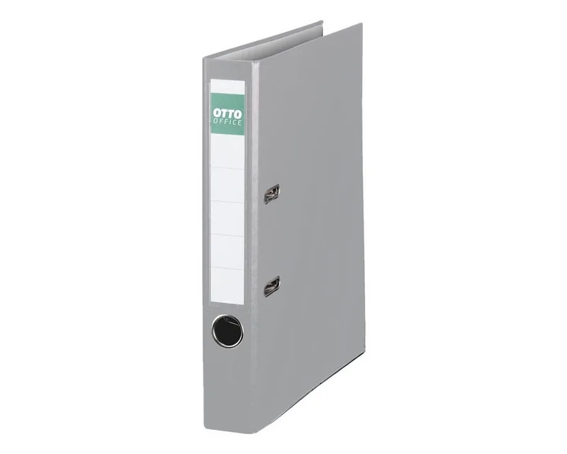 Aktenordner Exclusive I, DIN A4 schmal 5 cm van Otto Office in Grijs – productfoto