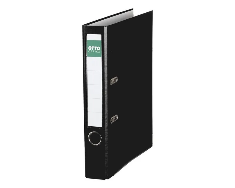 Aktenordner Exclusive I, DIN A4 schmal 5 cm van Otto Office in Zwart – productfoto