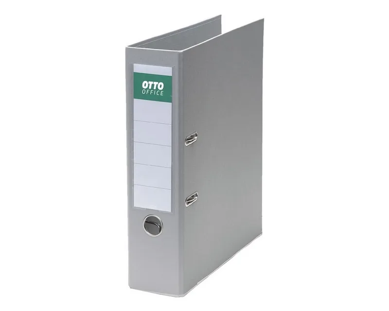 Aktenordner Exclusive II, breit 8 cm, A4, Polypropylen by Otto Office in Grey – product photo