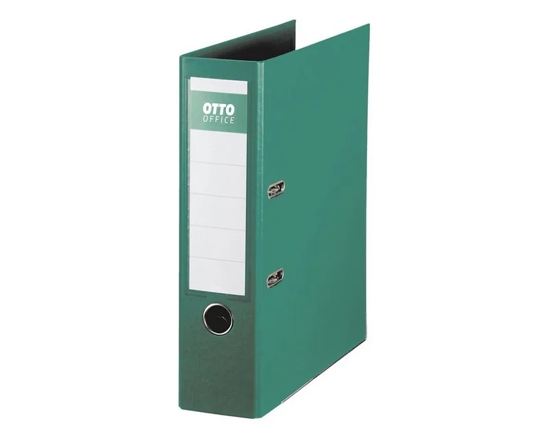 Aktenordner Exclusive II, breit 8 cm, A4, Polypropylen från Otto Office i Grön – produktbild