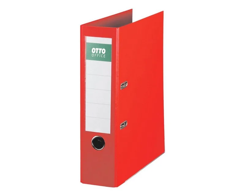 Aktenordner Exclusive II, breit 8 cm, A4, Polypropylen van Otto Office in Rood – productfoto