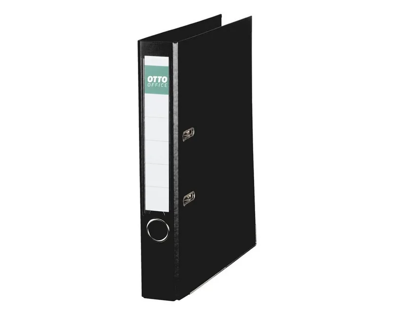 Aktenordner Exclusive II, schmal 5 cm, A4, Polypropylen by Otto Office in Black – product photo