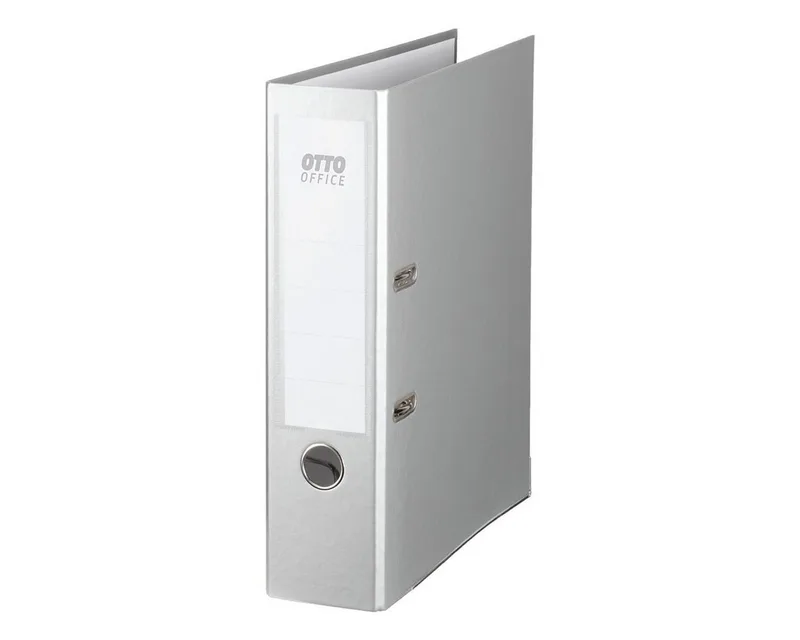 Aktenordner Silver Edition, Rückenbreite 80 mm de Otto Office en Argent – photo produit