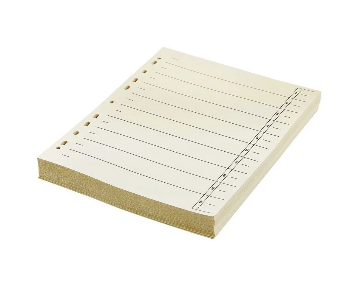 Aktenordner Trennblätter 1-10, DIN A4 Maxi, 100-tlg., Kraftkarton 230 g/m² von Otto Office in Beige – Produktfoto