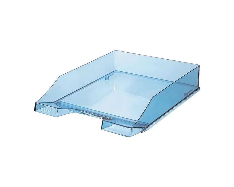 Briefablage Economy, transparent by Otto Office in Blue – product photo