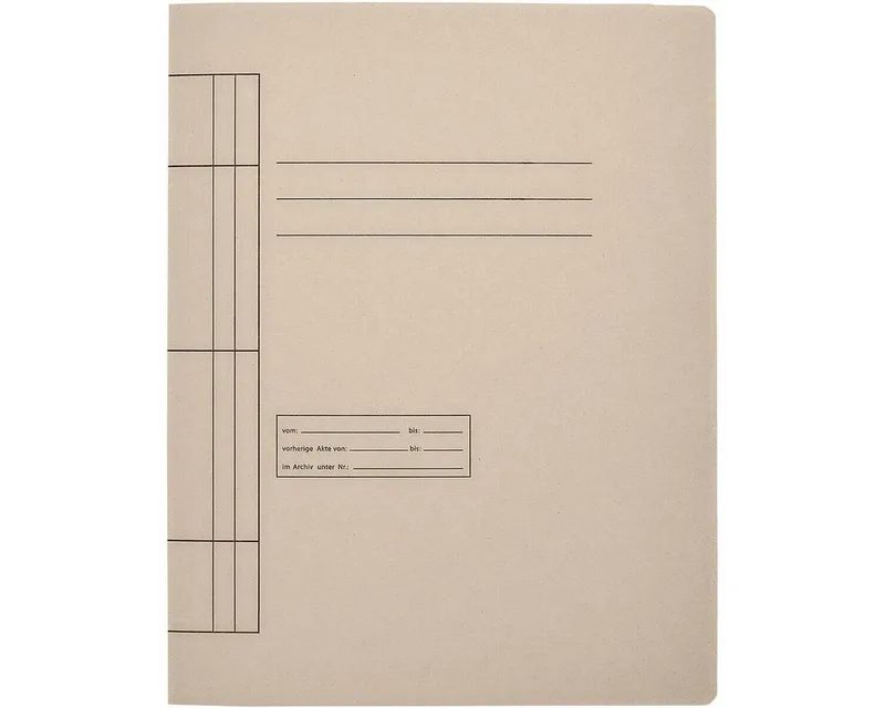 Hefter, aus Recyclingkarton, Format DIN A4, bis 250 Blatt by Otto Office in Grey – product photo
