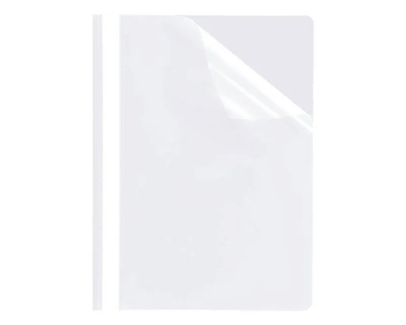 Hefter, mit glasklarem Vorderdeckel, Format DIN A4, bis 200 Blatt van Otto Office in Wit – productfoto