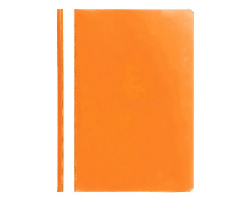 Hefter, mit glasklarem Vorderdeckel, Format DIN A4, bis 200 Blatt von Otto Office in Orange – Produktfoto