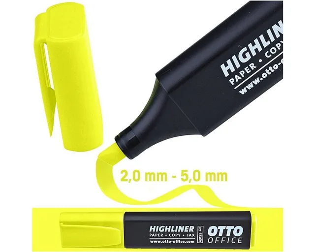 Marker Highliner, (1-tlg), Textmarker mit Keilspitze