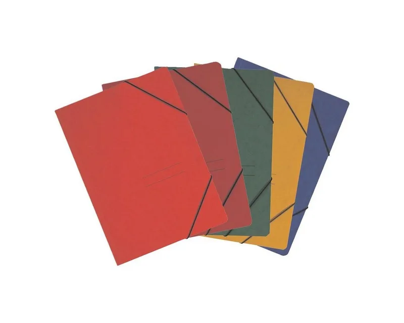 Organisationsmappe (5-St), mit Beschriftungsaufdruck, DIN A4, bis 200 Blatt de Otto Office en Bleu, Multicolore, Jaune, Vert, Rouge – photo produit