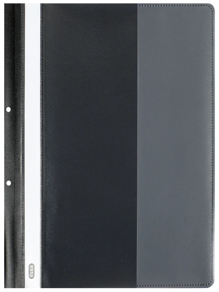 Abheft-Schnellhefter mit Falz, DIN A4+, PP, schwarz by Oxford – product photo