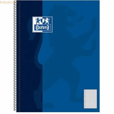 Collegeblock A5+ 80 Blatt kariert Rand Links von Oxford – Produktfoto
