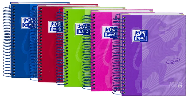 Collegeblock European Book Touch, DIN A6, kariert de Oxford – photo produit