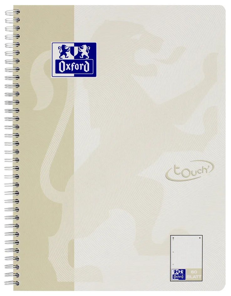 Collegeblock Touch, DIN A4+, gepunktet, 80 Blatt by Oxford – product photo