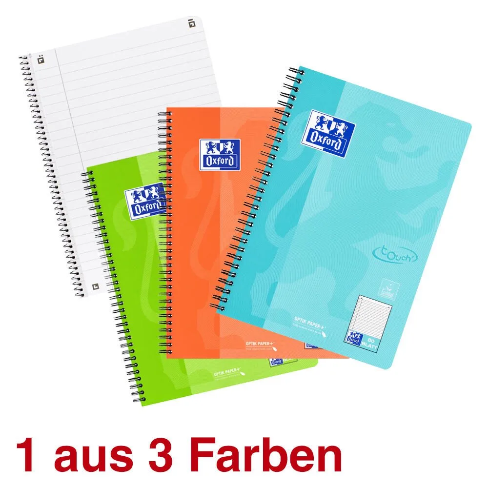 Collegeblock TOUCH DIN B5 liniert de Oxford – photo produit