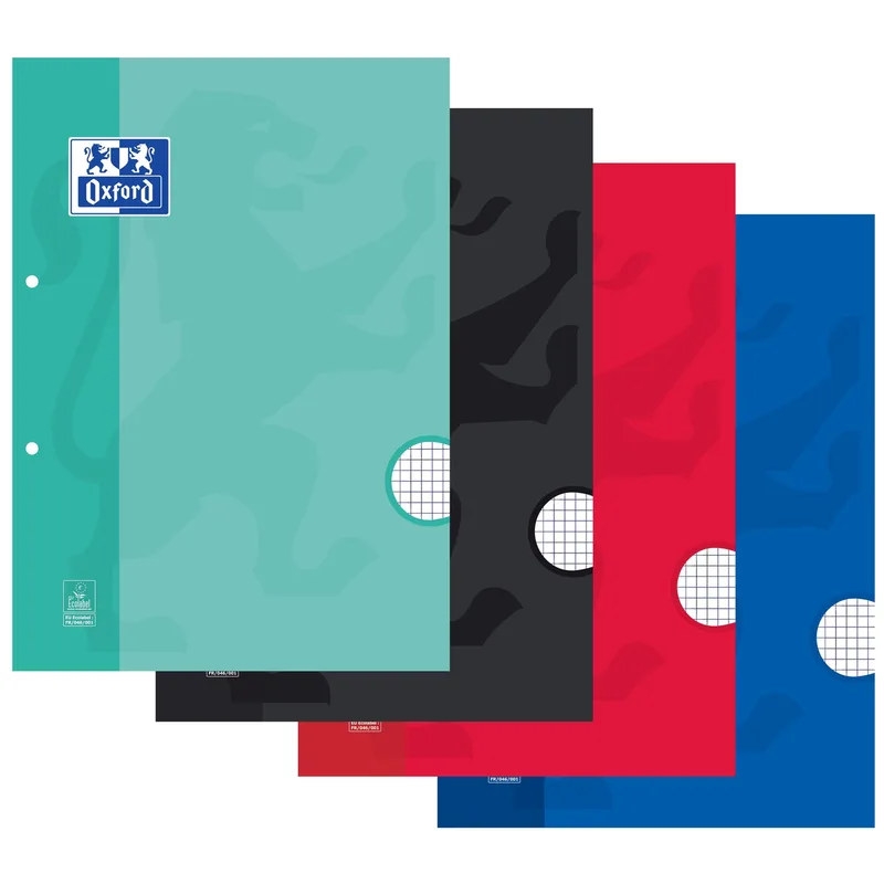 Cursusblok oxf school a4 5mm 2g 200pag 80gr ass | 5 stuks by Oxford – product photo