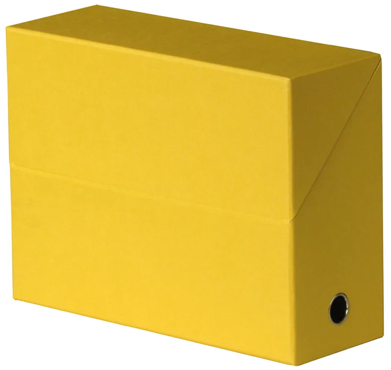 Dokumentenmappe, aus Wellpappe, gelb by Oxford – product photo