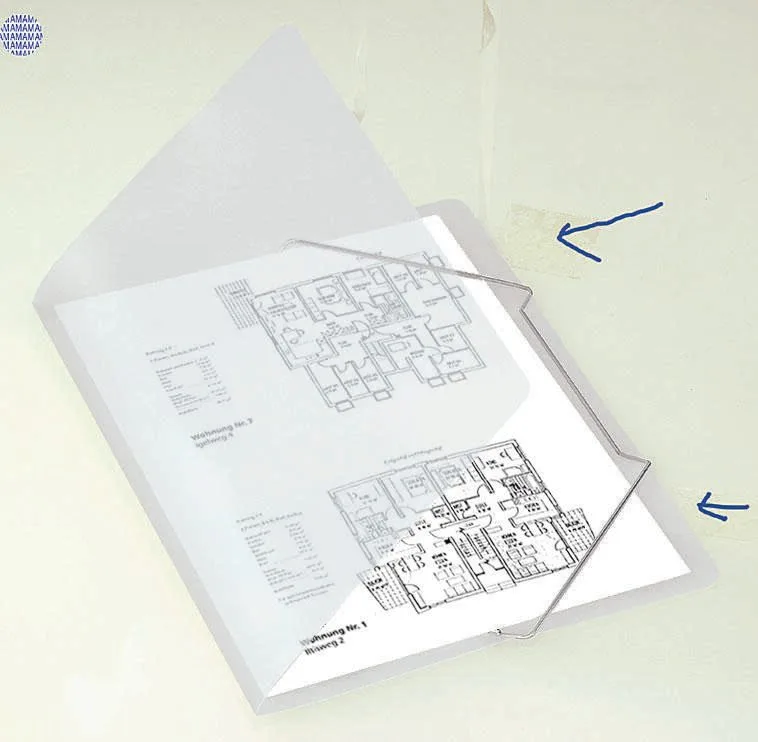 Eckspanner Image DIN A4 transparent de Oxford – photo produit