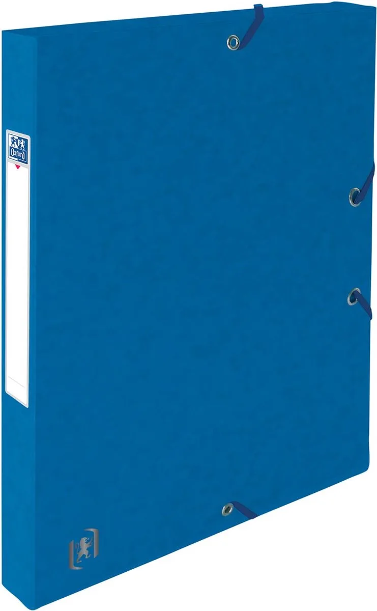 Elastobox oxford top file+ a4 25mm | 12 stuks by Oxford in Blue – product photo