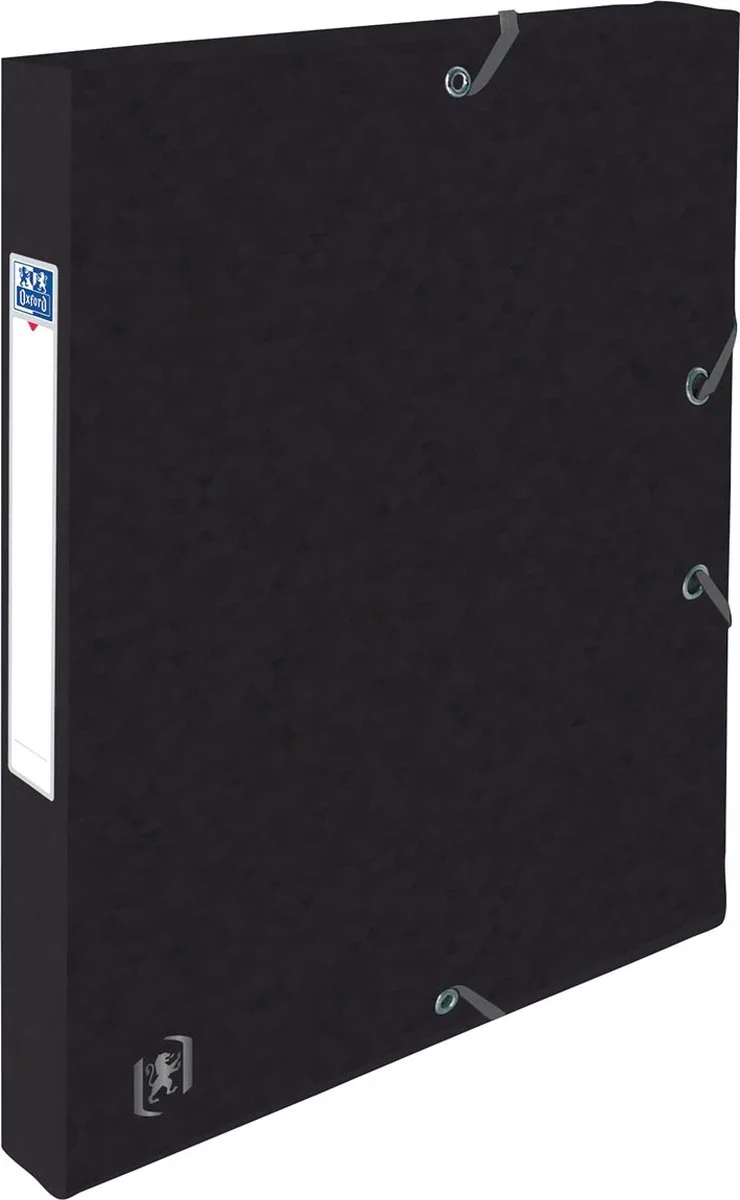 Elastobox oxford top file+ a4 25mm | 12 stuks från Oxford i Svart – produktbild