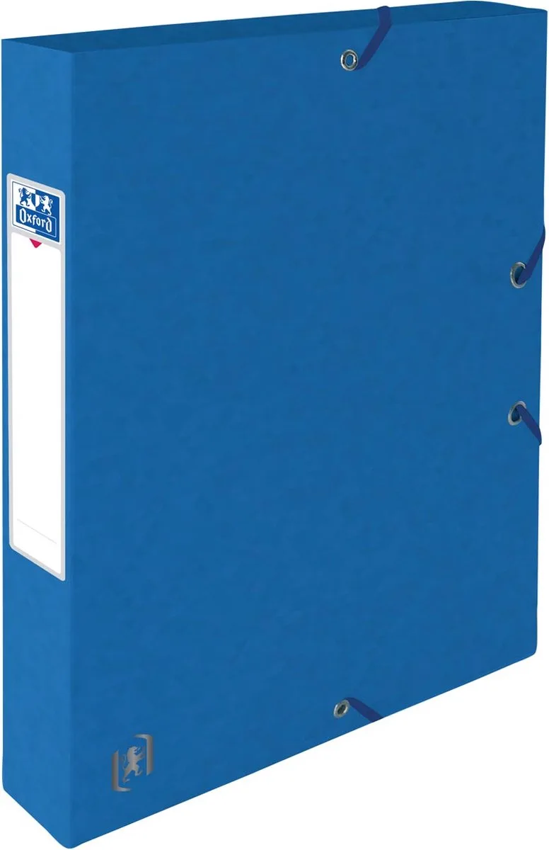 Elastobox oxford top file+ a4 40mm | 9 stuks van Oxford in Blauw – productfoto