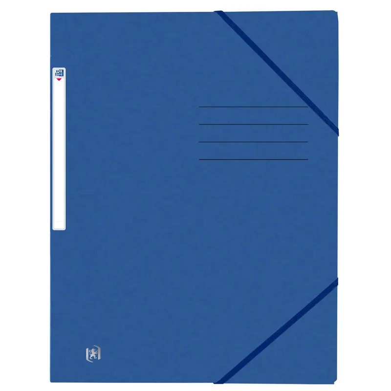 Elastomap oxford top file a4 3 kleppen 390gr blauw | 10 stuks by Oxford – product photo