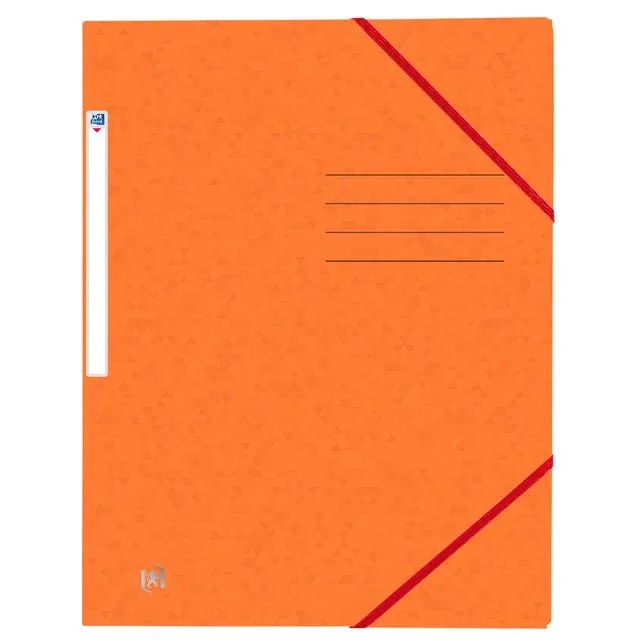 Elastomap oxford top file+ a4 oranje | 10 stuks von Oxford – Produktfoto