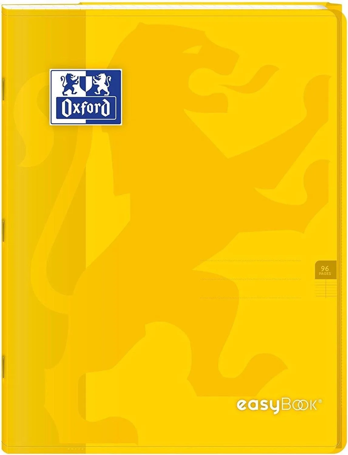 Gekartonneerd Notitieboek 96 Pagina's 24x32cm Seyès de Oxford en Jaune – photo produit
