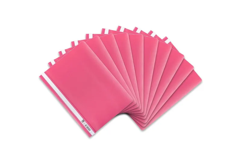 Hefter 10x Oxford Schnellhefter, DIN A4, PP, pink von Oxford – Produktfoto
