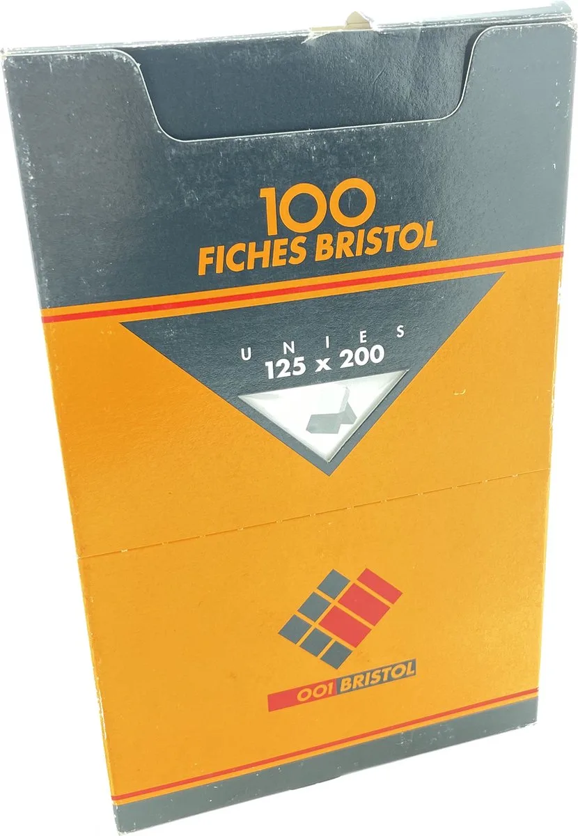Indexkaarten 125x200 mm - Gelijnd - 100 stuks de Oxford en Blanc – photo produit