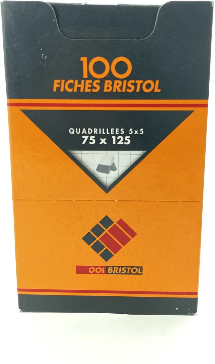 Indexkaarten 75x125 mm - Gelijnd - 100 stuks van Oxford in Wit – productfoto