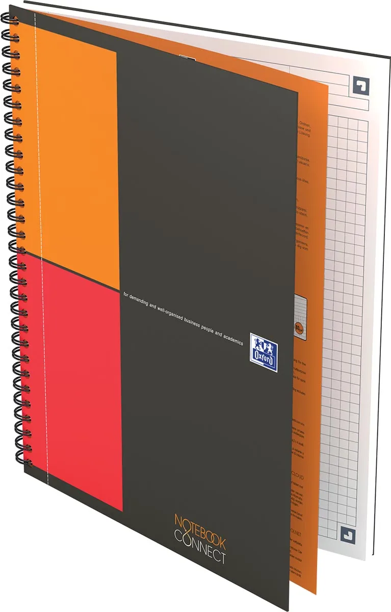 INTERNATIONAL notebook, 160 bladzijden, ft B5, geruit 5 mm by Oxford – product photo